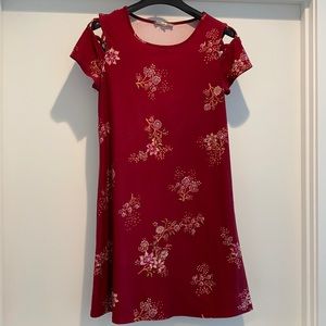 Floral mini dress, Size small